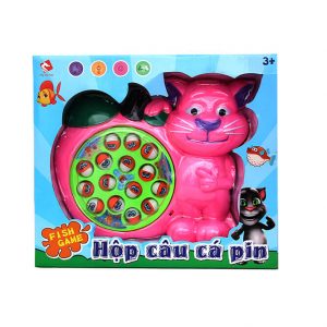Hộp câu cá con mèo ôm táo LT-68CH - Ảnh 3