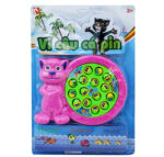 Vỉ câu cá con mèo ôm banh LT-68B