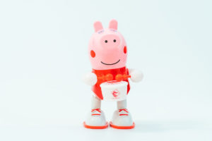 Con Peppa Pig đánh trống nhảy dùng pin LT2016-11